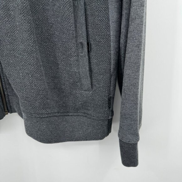 VERY NICE MENS TED BAKER LIGHT KNIT FULL ZIP JACKET SIZE XXL 6 Gray - Picture 5 of 12